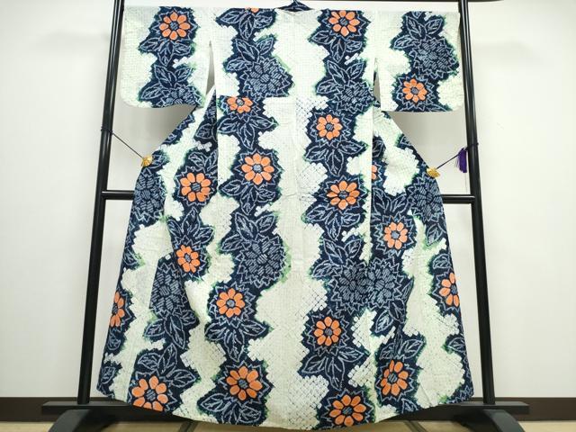 平和屋着物∴夏物 浴衣 有松鳴海絞り 綿 逸品 CAAW0911ng