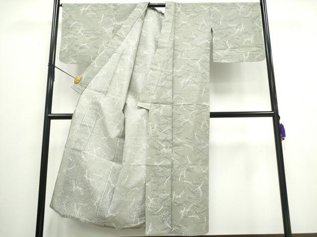 平和屋着物∴夏物 浴衣・小紋兼用 綿絽 松葉散らし 綿 逸品 CAAW0915ng