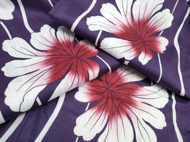 平和屋着物∴夏物 浴衣 枝葉文 綿 逸品 CAAW0934ng