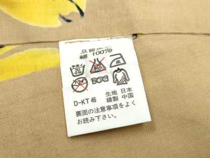 平和屋着物∴夏物 浴衣 草花尽くし 綿 逸品 CAAW0941ng