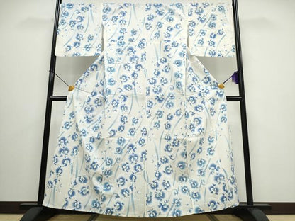 平和屋着物∴夏物 浴衣 胡蝶蘭 金彩 綿 逸品 CAAW0942ng