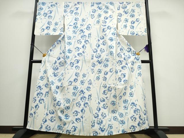 平和屋着物∴夏物 浴衣 胡蝶蘭 金彩 綿 逸品 CAAW0942ng