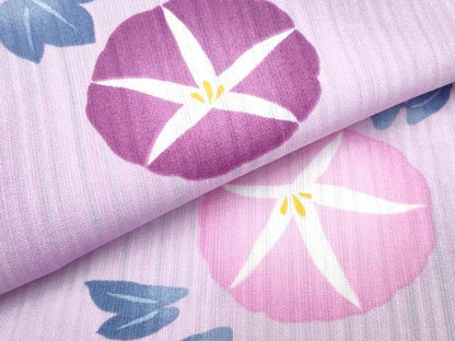 平和屋着物∴夏物 浴衣 朝顔 暈し染め 綿 逸品 CAAW0945ng