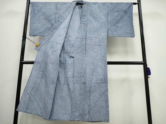 平和屋着物∴夏物 男性 浴衣 有松鳴海絞り 三浦絞り 綿 逸品 CAAW0969ng