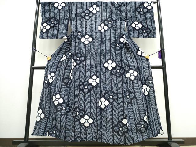 平和屋着物∴夏物 浴衣 有松鳴海絞り 舞花間道 綿 逸品 CAAW0984ng