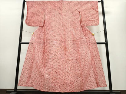 平和屋着物∴夏物 浴衣 有松鳴海絞り 蜘蛛絞り 綿 逸品 CAAW0996ng