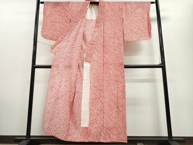 平和屋着物∴夏物 浴衣 有松鳴海絞り 蜘蛛絞り 綿 逸品 CAAW0996ng