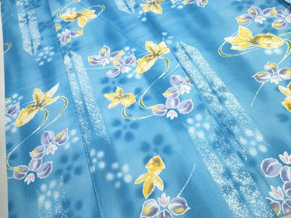 平和屋着物∴夏物 浴衣 綿紅梅 金魚 流水花文 綿 逸品 CAAW1004ng