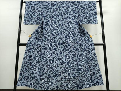 平和屋着物∴夏物 浴衣 花唐草文 CAAW1005ng