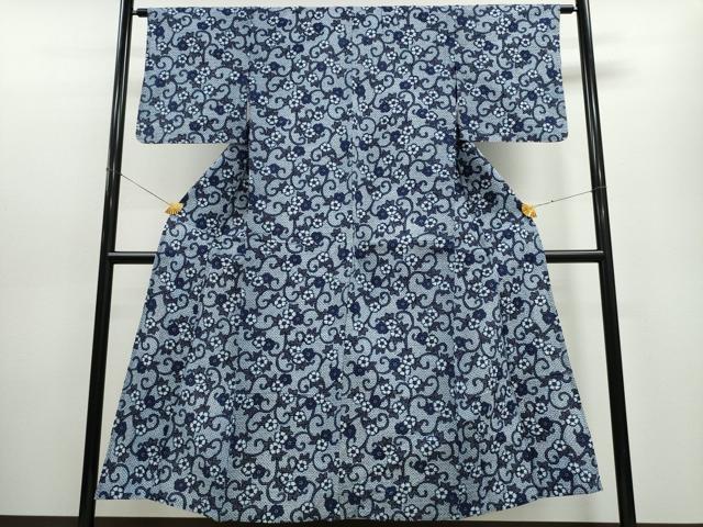 平和屋着物∴夏物 浴衣 花唐草文 CAAW1005ng