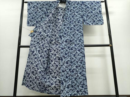 平和屋着物∴夏物 浴衣 花唐草文 CAAW1005ng