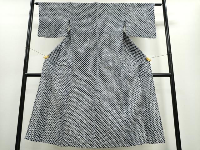 平和屋着物∴夏物 浴衣 有松鳴海絞り 蜘蛛絞り 綿 逸品 CAAW1007ng