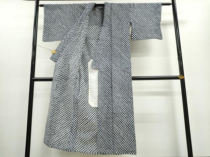 平和屋着物∴夏物 浴衣 有松鳴海絞り 蜘蛛絞り 綿 逸品 CAAW1007ng