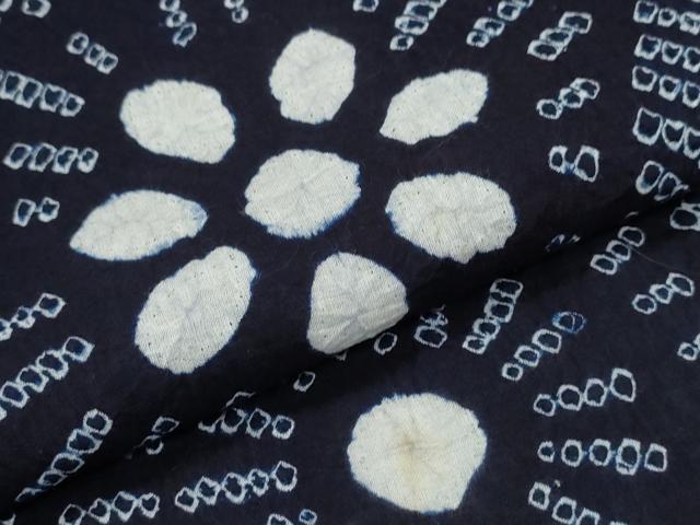 平和屋着物∴夏物 浴衣 有松鳴海絞り 番傘 綿 逸品 CAAW1016ng