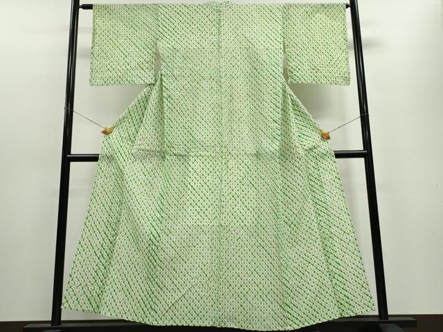 平和屋着物∴夏物　浴衣　有松鳴海絞り　蜘蛛絞り　綿　逸品　CAAW1017ng