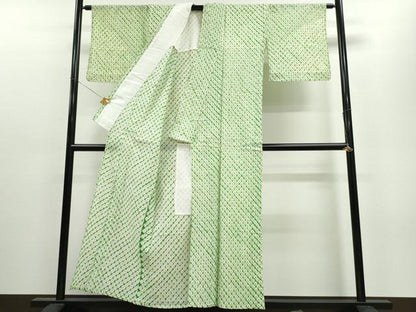 平和屋着物∴夏物　浴衣　有松鳴海絞り　蜘蛛絞り　綿　逸品　CAAW1017ng