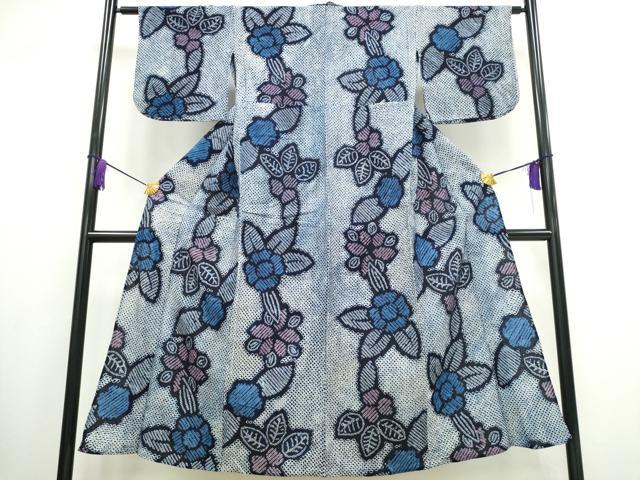 平和屋着物∴夏物 浴衣 有松鳴海絞り 綿 逸品 CAAW1032ng