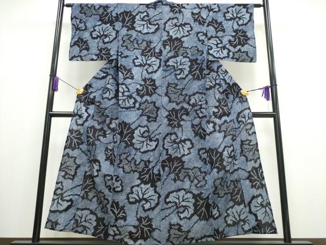 平和屋着物∴夏物 浴衣 有松鳴海絞り 舞葉尽くし 綿 逸品 CAAW1040ng
