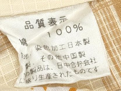 平和屋着物∴夏物 浴衣 綿紅梅 トンボ 蜻蛉 エ霞舞花文 綿 逸品 CAAW1053ng