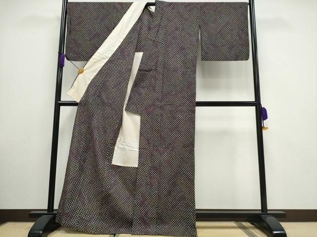 平和屋着物∴夏物 浴衣 有松鳴海絞り 吉祥文 綿 逸品 CAAW1065ng
