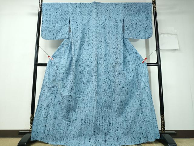 平和屋着物∴夏物 浴衣 有松鳴海絞り 杢目絞り 綿 逸品 CAAW1080ng