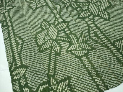 平和屋着物∴夏物　浴衣　有松鳴海絞り　籬舞花文　綿　逸品　CAAW1088ng