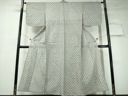 平和屋着物∴夏物 浴衣 有松鳴海絞り 蜘蛛絞り 花菱文 綿 逸品 CAAW1093ng