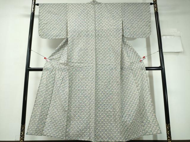 平和屋着物∴夏物 浴衣 有松鳴海絞り 蜘蛛絞り 花菱文 綿 逸品 CAAW1093ng