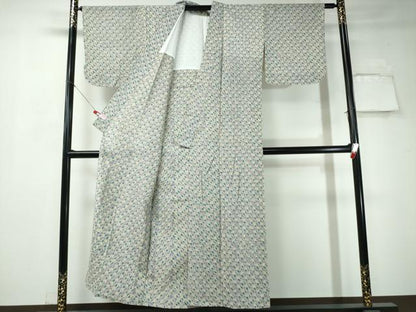 平和屋着物∴夏物 浴衣 有松鳴海絞り 蜘蛛絞り 花菱文 綿 逸品 CAAW1093ng