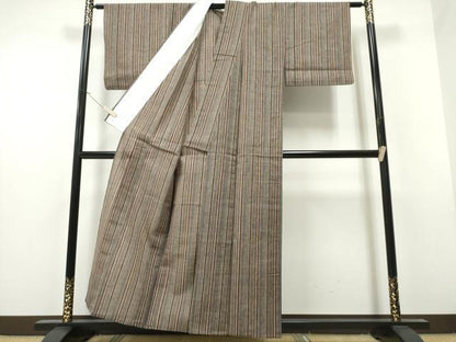 平和屋着物∴夏物 阿波しじら織 浴衣 縞 綿 逸品 CAAW1101ng