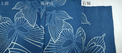 平和屋着物∴夏物 浴衣 綿紅梅 舞蝶文 綿 逸品 CAAW1107ng