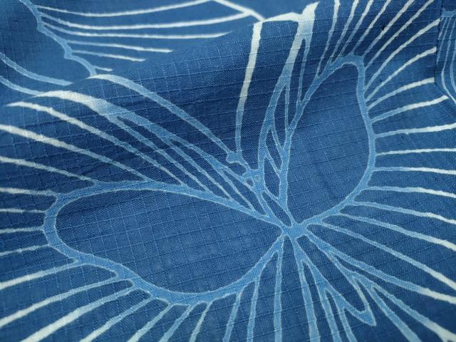 平和屋着物∴夏物 浴衣 綿紅梅 舞蝶文 綿 逸品 CAAW1107ng
