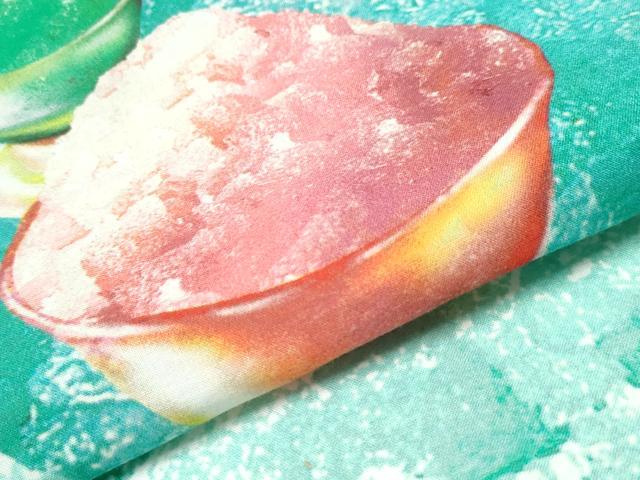 平和屋着物∴夏物 浴衣 かき氷 綿 逸品 CAAW1108ng