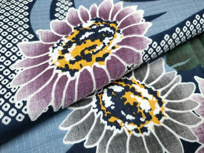 平和屋着物∴夏物 浴衣 綿紅梅 流水舞花文 綿 逸品 CAAW1109ng