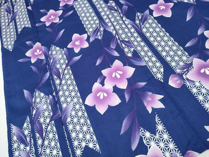 平和屋着物∴夏物 浴衣 綿紅梅 草花文 逸品 CAAW1112ng