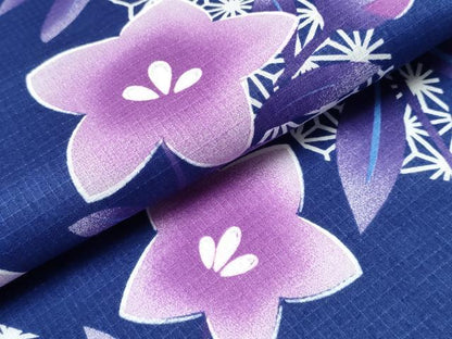 平和屋着物∴夏物 浴衣 綿紅梅 草花文 逸品 CAAW1112ng