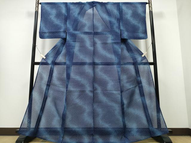 平和屋着物∴夏物　浴衣　綿紅梅　吉祥文　綿　逸品　CAAW1118ng