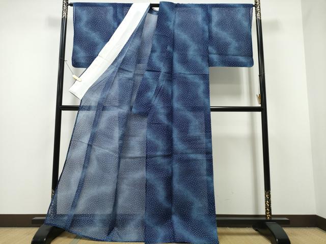 平和屋着物∴夏物　浴衣　綿紅梅　吉祥文　綿　逸品　CAAW1118ng