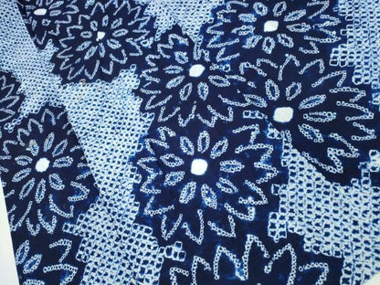 平和屋着物∴夏物 浴衣 有松鳴海絞り 舞菊文 綿 逸品 CAAW1137ng