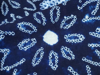 平和屋着物∴夏物 浴衣 有松鳴海絞り 舞菊文 綿 逸品 CAAW1137ng