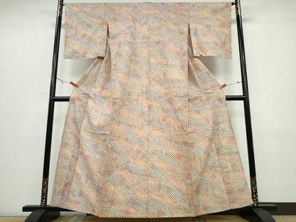 平和屋着物∴夏物 浴衣 有松鳴海絞り 霞文 綿 逸品 CAAW1143ng