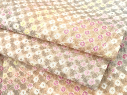 平和屋着物∴夏物 浴衣 有松鳴海絞り 霞文 綿 逸品 CAAW1143ng