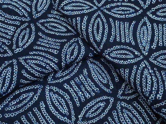 平和屋着物∴夏物 浴衣 有松鳴海絞り 七宝文 綿 逸品 CAAW1148ng