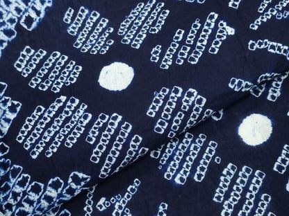 平和屋着物∴夏物 浴衣 有松鳴海絞り 舞菊文 綿 逸品 CAAW1149ng