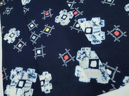 平和屋着物∴夏物 浴衣 有松鳴海絞り 吉祥文 綿 逸品 CAAW1150ng