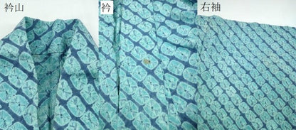 平和屋着物∴夏物 浴衣 有松鳴海絞り 蜘蛛絞り 斜線文 綿 やまと誂製 逸品 CAAW1162ng