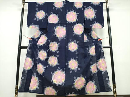 平和屋着物∴夏物 浴衣 花火 綿 逸品 CAAW1165ng