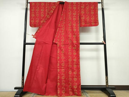 平和屋着物∴夏物 浴衣 花間道 綿 逸品 CAAW1167ng