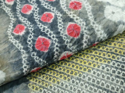 平和屋着物∴夏物 浴衣 有松鳴海絞り 幾何学文様 綿 逸品 CAAW1188ng