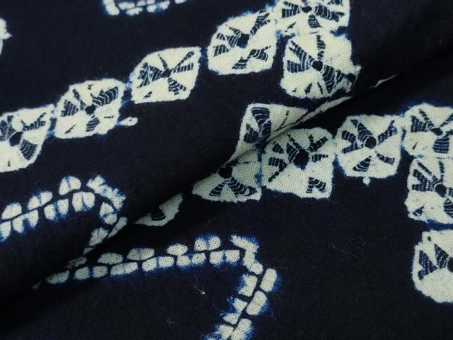 平和屋着物∴夏物 浴衣 有松鳴海絞り 流水文 綿 逸品 CAAW1198ng